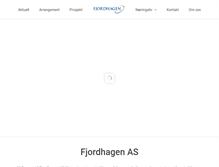 Tablet Screenshot of fjordhagen.com